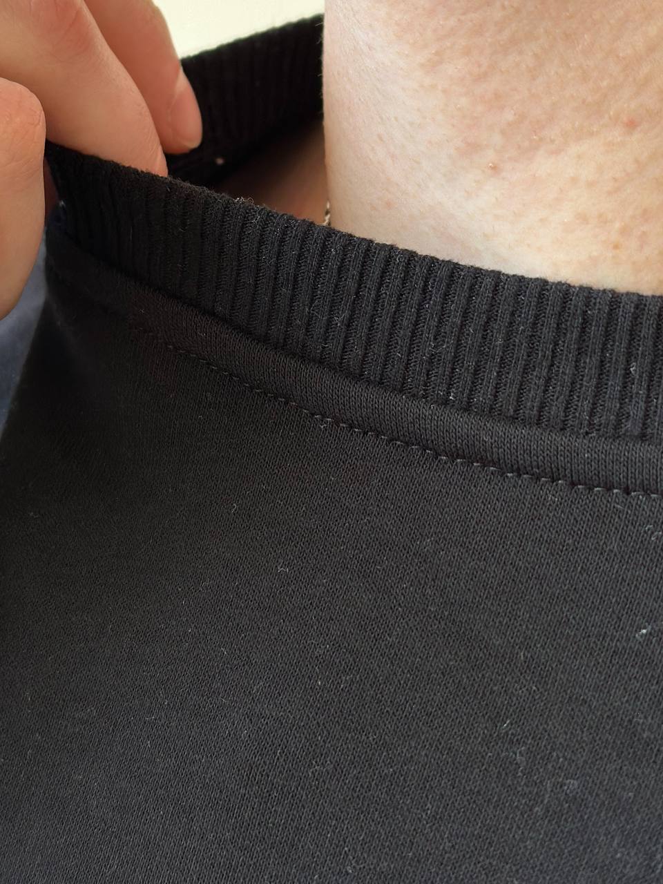 Свитшот черный "ALLAZY" реальное фото